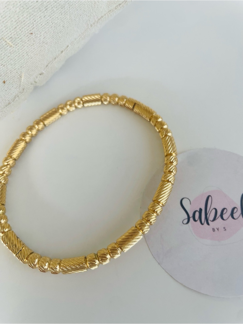 Stainless Steel Bangle | Minimalist Bracelet | Jonc en Acier Inoxydable